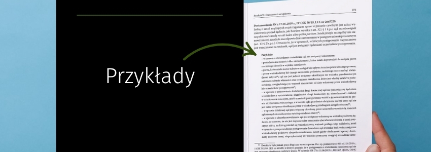 Postępowanie nieprocesowe - przykłady