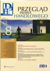 Przegląd Prawa Handlowego Przegląd Prawa Handlowego