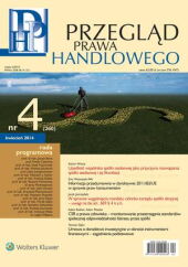 Przegląd Prawa Handlowego Przegląd Prawa Handlowego