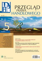 Przegląd Prawa Handlowego Przegląd Prawa Handlowego