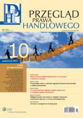 Przegląd Prawa Handlowego Przegląd Prawa Handlowego