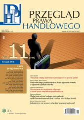 Przegląd Prawa Handlowego Przegląd Prawa Handlowego