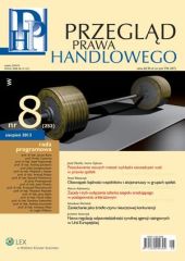 Przegląd Prawa Handlowego Przegląd Prawa Handlowego