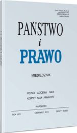 Państwo i Prawo Andrzej Wróbel Państwo i Prawo Andrzej Wróbel