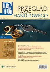 Przegląd Prawa Handlowego Przegląd Prawa Handlowego