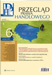 Przegląd Prawa Handlowego Przegląd Prawa Handlowego