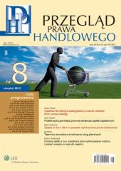 Przegląd Prawa Handlowego Przegląd Prawa Handlowego