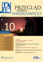 Przegląd Prawa Handlowego Przegląd Prawa Handlowego