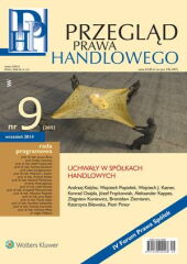 Przegląd Prawa Handlowego Przegląd Prawa Handlowego