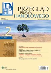 Przegląd Prawa Handlowego Przegląd Prawa Handlowego