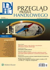 Przegląd Prawa Handlowego Przegląd Prawa Handlowego