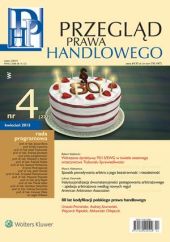 Przegląd Prawa Handlowego Przegląd Prawa Handlowego