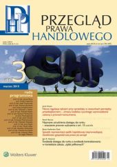 Przegląd Prawa Handlowego Przegląd Prawa Handlowego