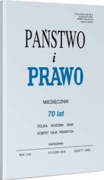 Państwo i Prawo Andrzej Wróbel Państwo i Prawo Andrzej Wróbel