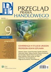 Przegląd Prawa Handlowego Przegląd Prawa Handlowego