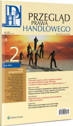 Przegląd Prawa Handlowego Przegląd Prawa Handlowego