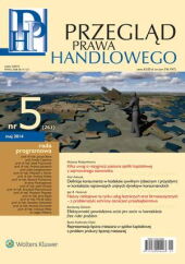 Przegląd Prawa Handlowego Przegląd Prawa Handlowego