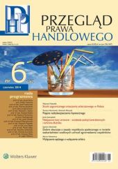 Przegląd Prawa Handlowego Przegląd Prawa Handlowego