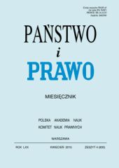 Państwo i Prawo Andrzej Wróbel Państwo i Prawo Andrzej Wróbel