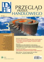 Przegląd Prawa Handlowego Przegląd Prawa Handlowego