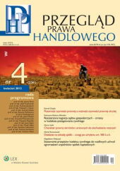 Przegląd Prawa Handlowego Przegląd Prawa Handlowego