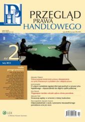 Przegląd Prawa Handlowego Przegląd Prawa Handlowego