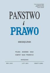 Państwo i Prawo Andrzej Wróbel Państwo i Prawo Andrzej Wróbel