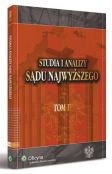 Studia i Analizy Sądu Najwyższego. TOM II Studia i Analizy Sądu Najwyższego. TOM II
