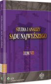 Studia i Analizy Sądu Najwyższego. TOM VII Studia i Analizy Sądu Najwyższego. TOM VII