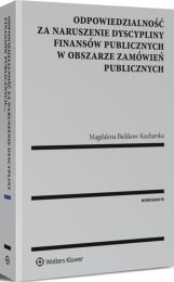 Odpowiedzialność za naruszenie dyscypliny finansów publicznych w obszarze zamówień publicznych Odpowiedzialność za naruszenie dyscypliny finansów publicznych w obszarze zamówień publicznych