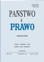 Państwo i Prawo Andrzej Wróbel Państwo i Prawo Andrzej Wróbel