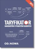 Taryfikator mandatów i punktów karnych Taryfikator mandatów i punktów karnych