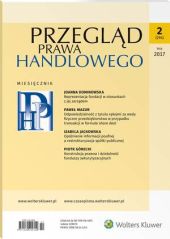 Przegląd Prawa Handlowego Przegląd Prawa Handlowego