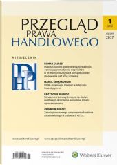 Przegląd Prawa Handlowego Przegląd Prawa Handlowego