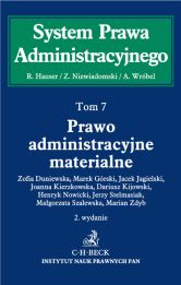 Prawo administracyjne materialne Tom 7 Prawo administracyjne materialne Tom 7