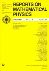 Reports on Mathematical Physics 62/3 2008 Reports on Mathematical Physics 62/3 2008