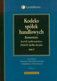 Kodeks spółek handlowych. Komentarz. Tom 3 Kodeks spółek handlowych. Komentarz. Tom 3