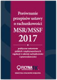 Porównanie przepisów ustawy o rachunkowości i MSR/MSSF 2017 Porównanie przepisów ustawy o rachunkowości i MSR/MSSF 2017