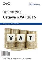 Ustawa o VAT 2016 Ustawa o VAT 2016