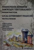 Finansowanie jednostek samorządu terytorialnego Finansowanie jednostek samorządu terytorialnego