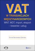 VAT w transakcjach międzynarodowych VAT w transakcjach międzynarodowych