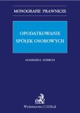 Opodatkowanie spółek osobowych Opodatkowanie spółek osobowych
