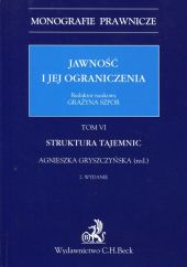 Jawnośc i jej ograniczenia Tom 6 Jawnośc i jej ograniczenia Tom 6
