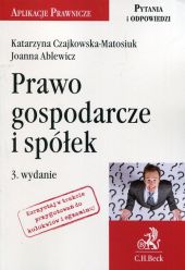 Prawo gospodarcze i spółek Prawo gospodarcze i spółek
