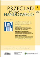 Przegląd Prawa Handlowego Przegląd Prawa Handlowego