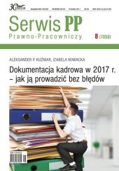 Dokumentacja kadrowa w 2017 r.-jak ją prowadzić bez błędów Dokumentacja kadrowa w 2017 r.-jak ją prowadzić bez błędów