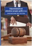 Odpowiedzialność członków zarządu spółki z o.o. Zarządzanie bez ryzyka Odpowiedzialność członków zarządu spółki z o.o. Zarządzanie bez ryzyka