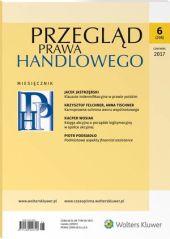 Przegląd Prawa Handlowego Przegląd Prawa Handlowego