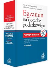 Egzamin na doradcę podatkowego Pytania otwarte Egzamin na doradcę podatkowego Pytania otwarte