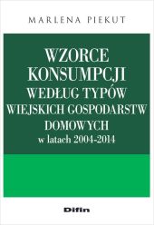 Wzorce konsumpcji według typów wiejskich gospodarstw domowych w latach 2004-2014 Wzorce konsumpcji według typów wiejskich gospodarstw domowych w latach 2004-2014